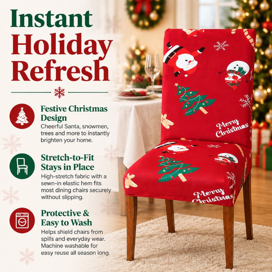 Christmas Dining Chair Covers